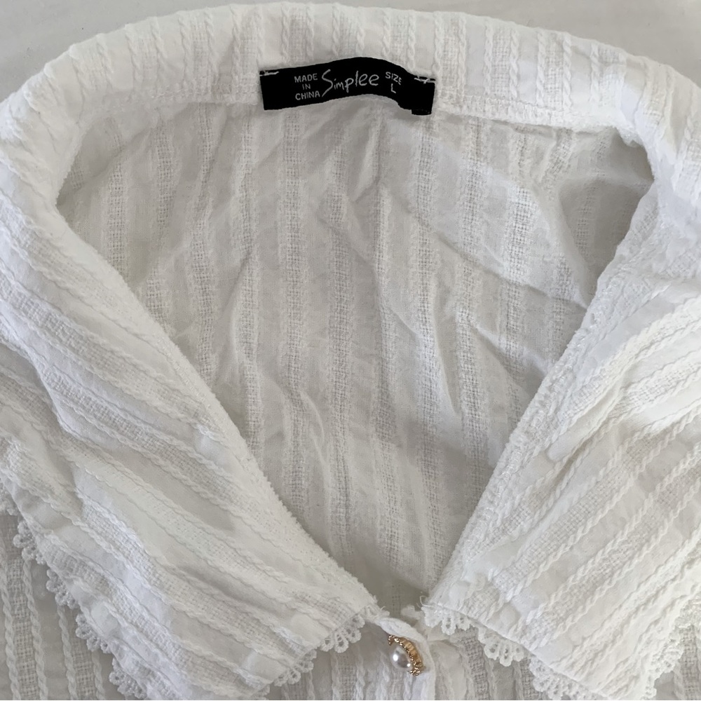 White button up - Picture 3 of 3
